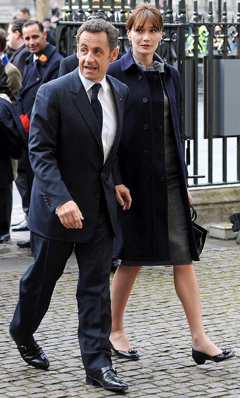 Photo:  Carla Bruni and Nicolas Sarkozy 02